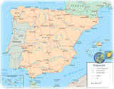Mapa Espanha